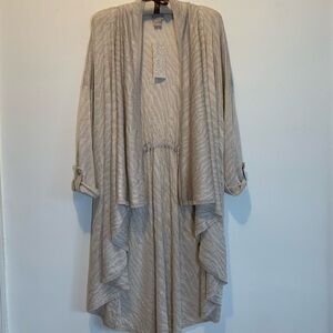 Chico’s Gold Taupe Long Cardigan 3